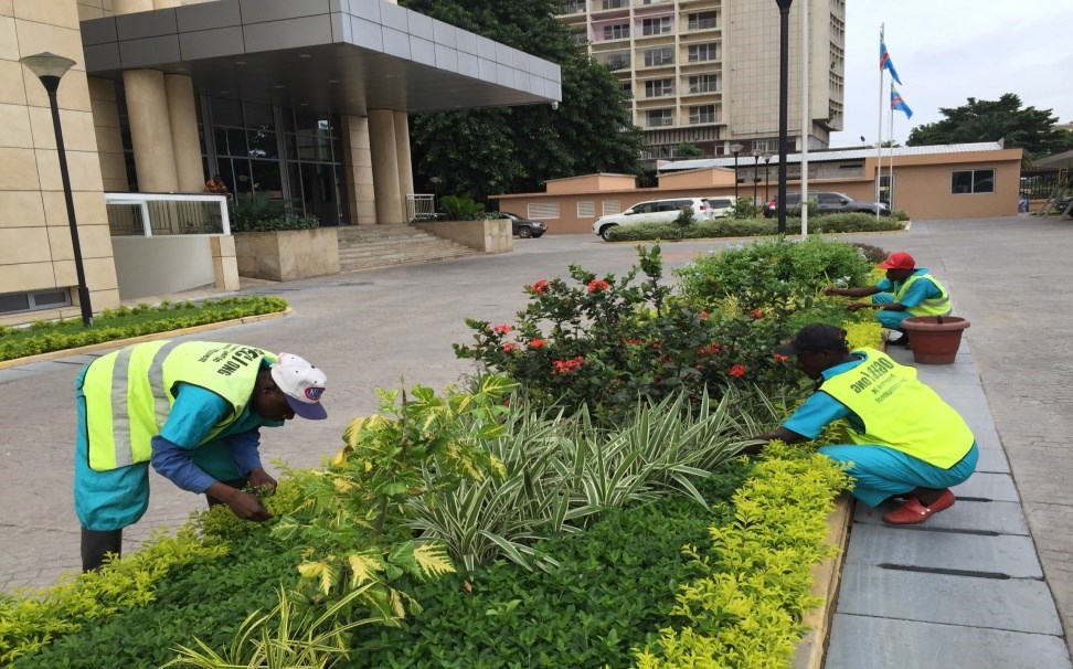 Entretien de jardins urbains