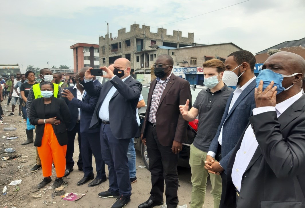 Site de gestion des déchets à Kinshasa